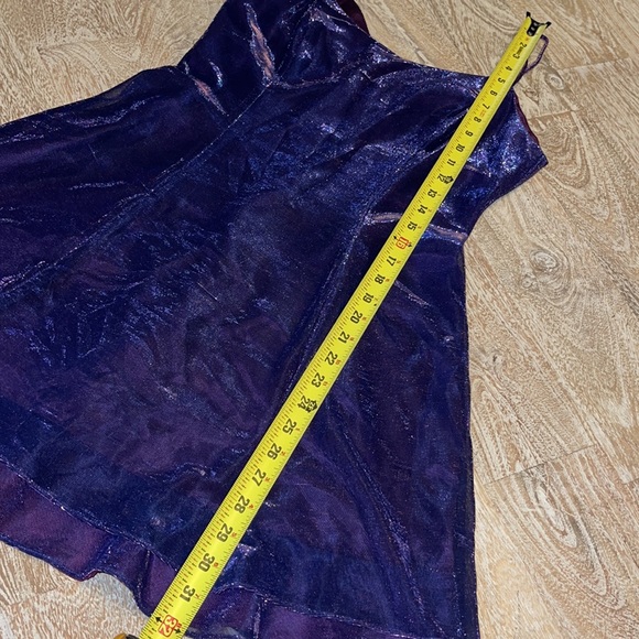 Vintage shiny 80s 90s stepping out dress - Picture 7 of 8